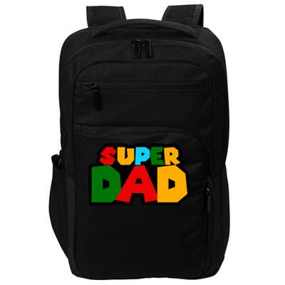 Super Dad Retro Gift Impact Tech Backpack