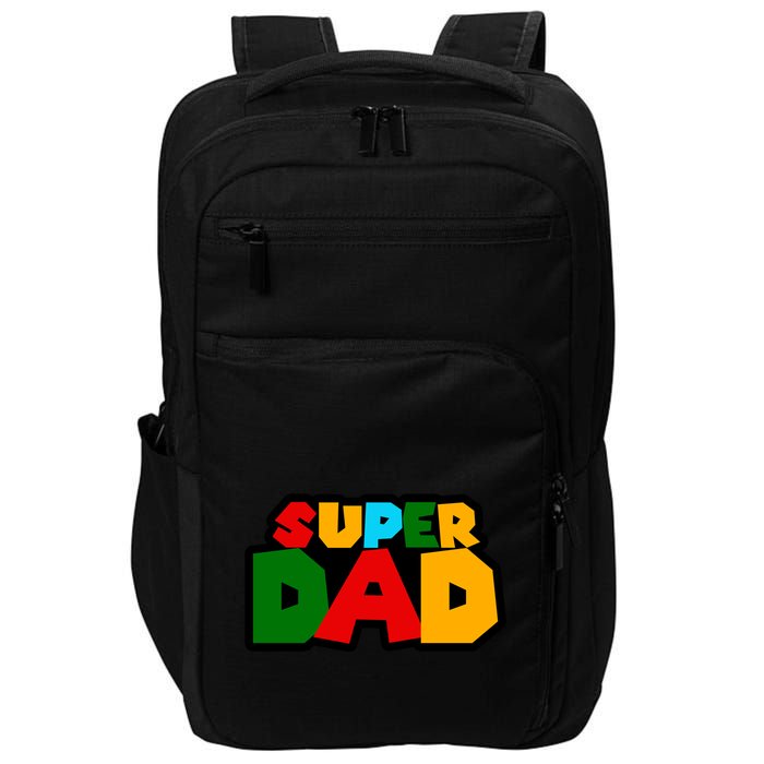 Super Dad Retro Gift Impact Tech Backpack