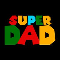 Super Dad Retro Gift Impact Tech Backpack