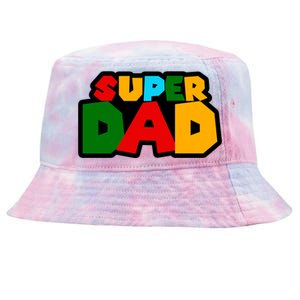 Super Dad Retro Gift Tie-Dyed Bucket Hat