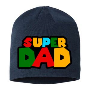 Super Dad Retro Gift Sustainable Beanie