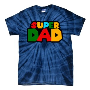 Super Dad Retro Gift Tie-Dye T-Shirt