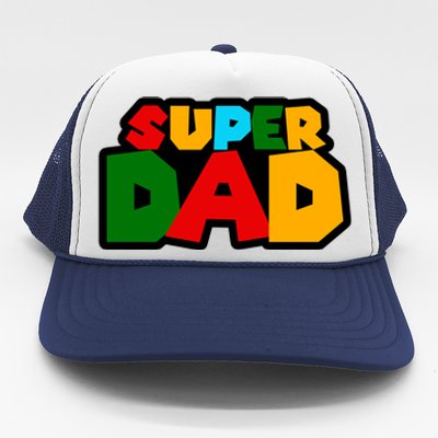 Super Dad Retro Gift Trucker Hat