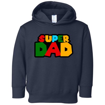 Super Dad Retro Gift Toddler Hoodie