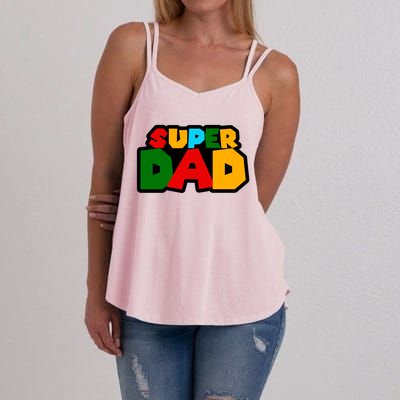 Super Dad Retro Gift Women's Strappy Tank