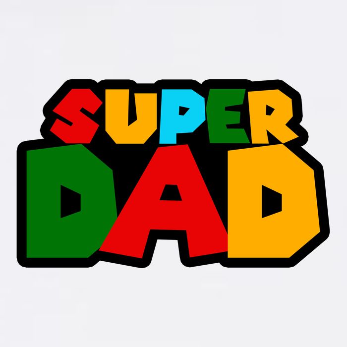 Super Dad Retro Gift Cooling Performance Crew T-Shirt