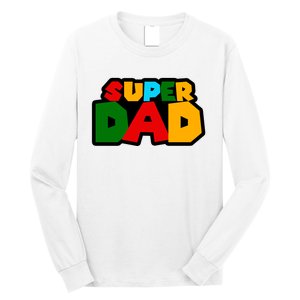 Super Dad Retro Gift Long Sleeve Shirt