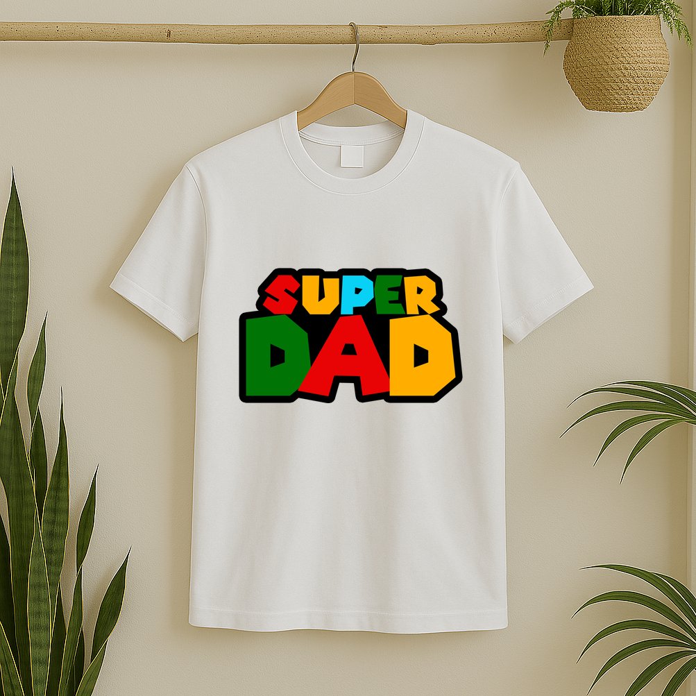 Super Dad Retro Gift T-Shirt