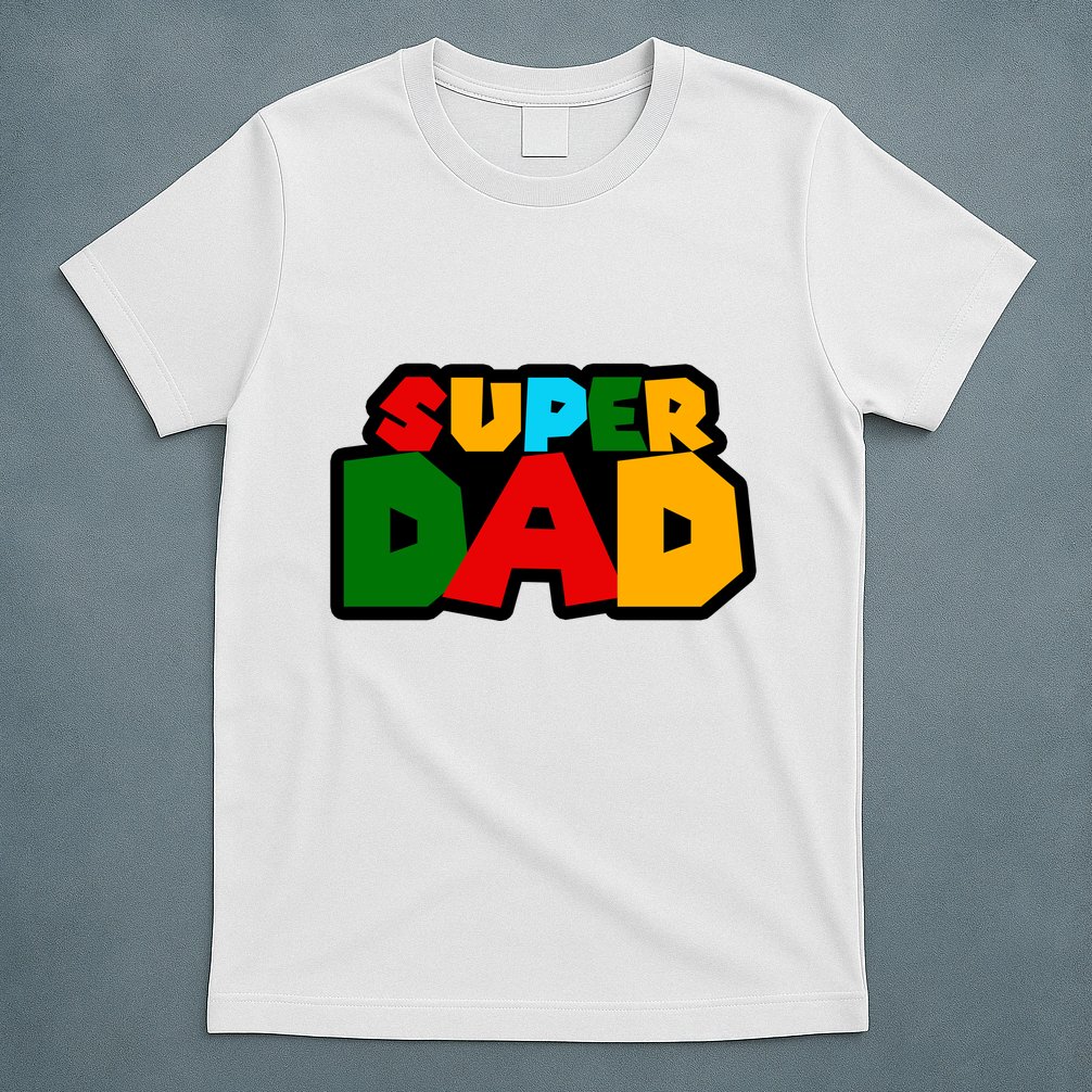 Super Dad Retro Gift T-Shirt