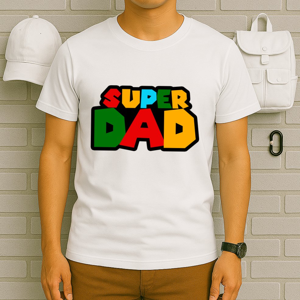 Super Dad Retro Gift T-Shirt