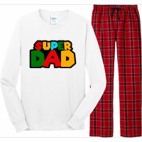 Super Dad Retro Gift Long Sleeve Pajama Set