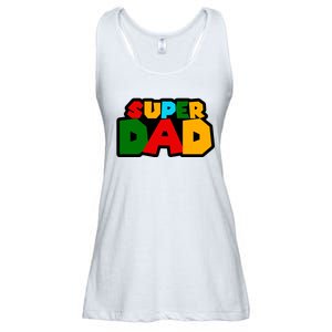 Super Dad Retro Gift Ladies Essential Flowy Tank