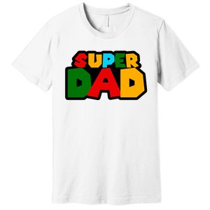 Super Dad Retro Gift Premium T-Shirt