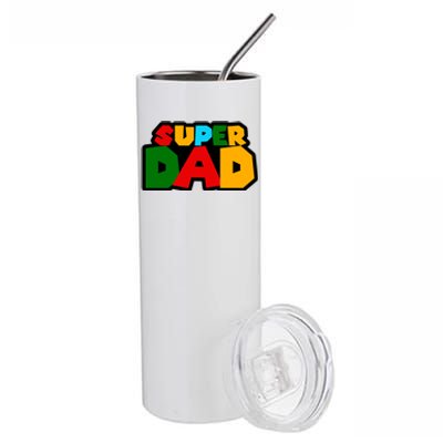 Super Dad Retro Gift Stainless Steel Tumbler