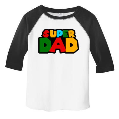 Super Dad Retro Gift Toddler Fine Jersey T-Shirt