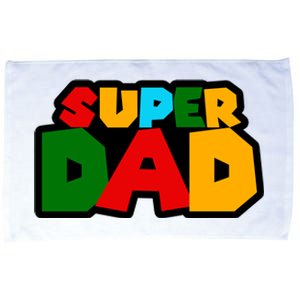 Super Dad Retro Gift Microfiber Hand Towel