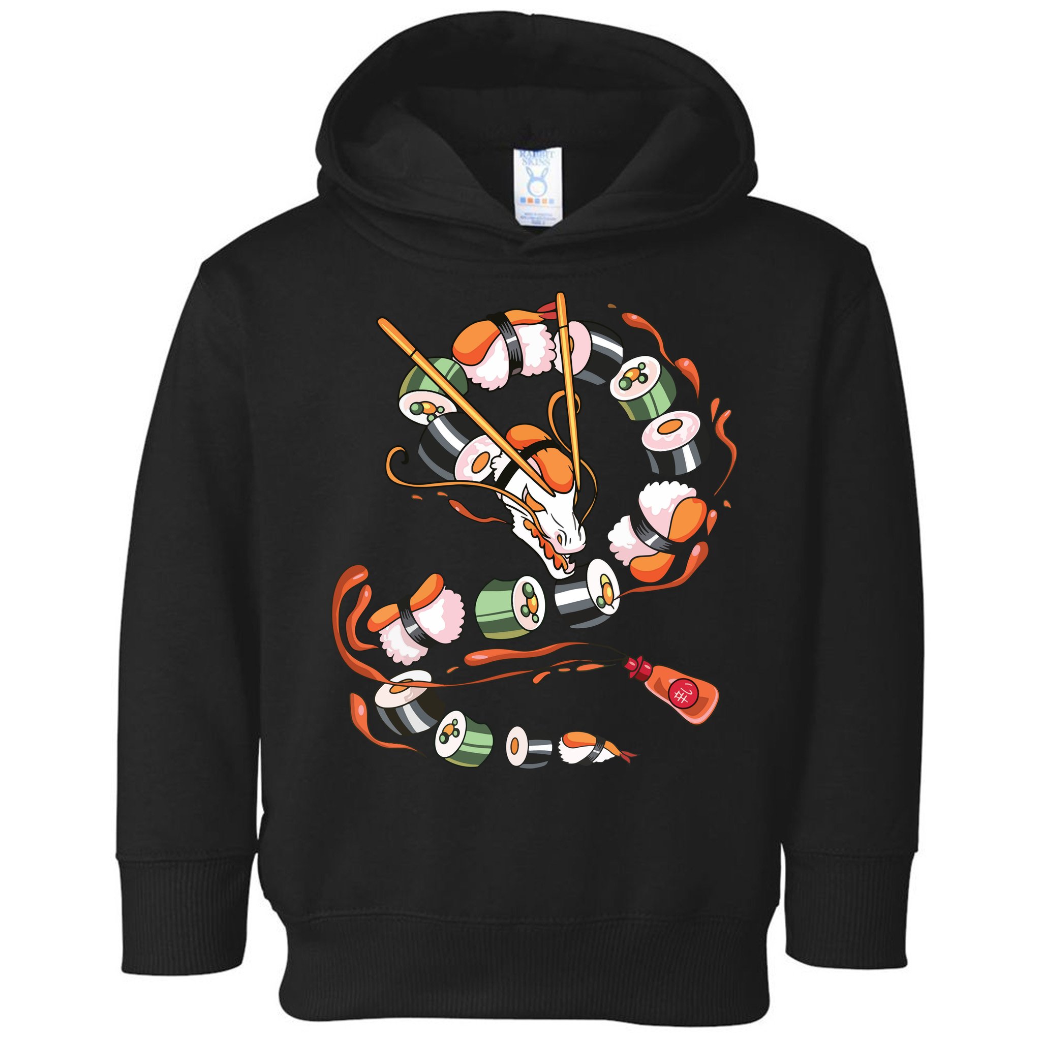 Sushi Dragon Roll Japanese Food Kawaii Dragon Anime Sushi Toddler Hoodie