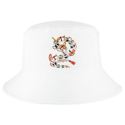 Sushi Dragon Roll Japanese Food Kawaii Dragon Anime Sushi Cool Comfort Performance Bucket Hat