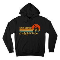 San Diego Retro Panda Zoo California Vintage Tall Hoodie