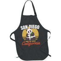 San Diego Retro Panda Zoo California Vintage Apron