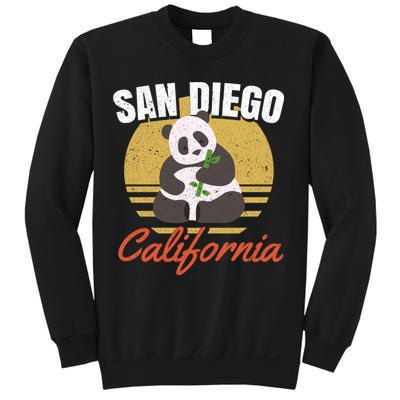 San Diego Retro Panda Zoo California Vintage Sweatshirt