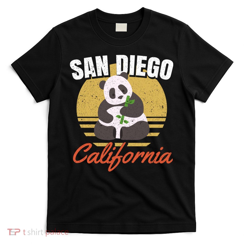 San Diego Retro Panda Zoo California Vintage T-Shirt