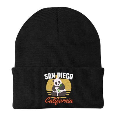 San Diego Retro Panda Zoo California Vintage Beanie