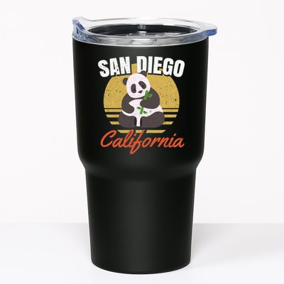 San Diego Retro Panda Zoo California Vintage Tumbler