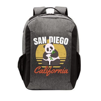 San Diego Retro Panda Zoo California Vintage Vector Backpack