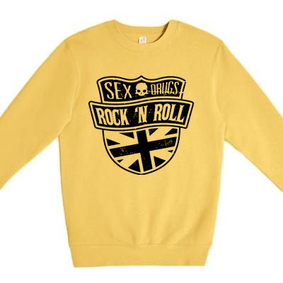 Sex Drugs Rock N Roll Premium Crewneck Sweatshirt