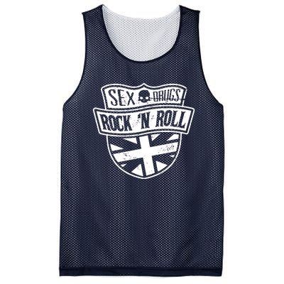 Sex Drugs Rock N Roll Mesh Reversible Basketball Jersey Tank