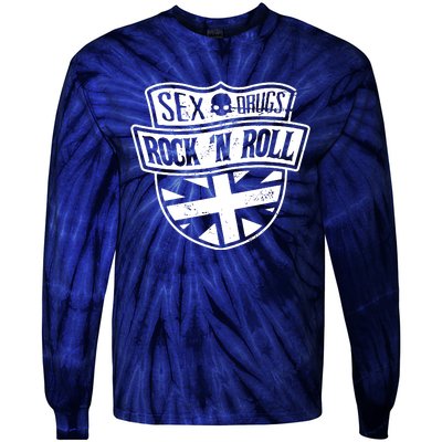 Sex Drugs Rock N Roll Tie-Dye Long Sleeve Shirt