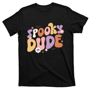 Spooky Dude Retro Groovy Halloween Gift T-Shirt