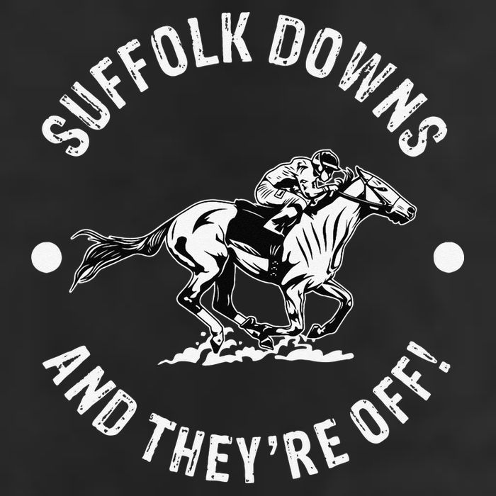 Suffolk Downs Racetrack Horse Racing Fan Equestrian MA Derby Adult Drive Performance Visor