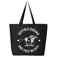 Suffolk Downs Racetrack Horse Racing Fan Equestrian MA Derby 25L Jumbo Tote