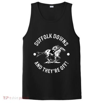 Suffolk Downs Racetrack Horse Racing Fan Equestrian MA Derby PosiCharge Competitor Tank