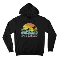 San Diego Retro California La Jolla Oceanside Carlsbad Poway Hoodie