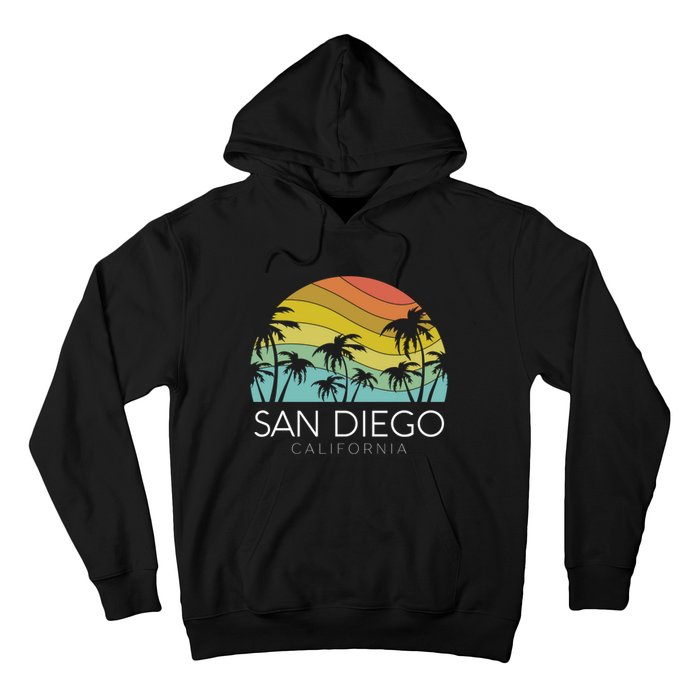 San Diego Retro California La Jolla Oceanside Carlsbad Poway Hoodie