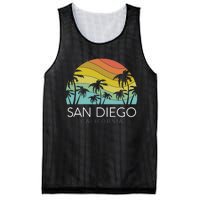 San Diego Retro California La Jolla Oceanside Carlsbad Poway Mesh Reversible Basketball Jersey Tank