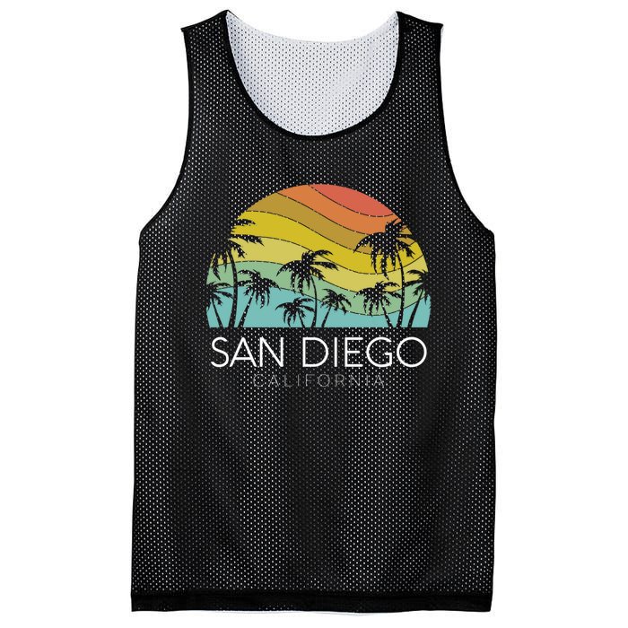 San Diego Retro California La Jolla Oceanside Carlsbad Poway Mesh Reversible Basketball Jersey Tank