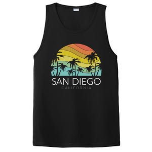 San Diego Retro California La Jolla Oceanside Carlsbad Poway PosiCharge Competitor Tank