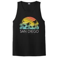 San Diego Retro California La Jolla Oceanside Carlsbad Poway PosiCharge Competitor Tank