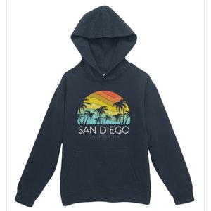 San Diego Retro California La Jolla Oceanside Carlsbad Poway Urban Pullover Hoodie