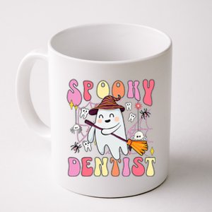 Spooky Dentist Retro Halloween Ghost Dental Humor Gift Coffee Mug