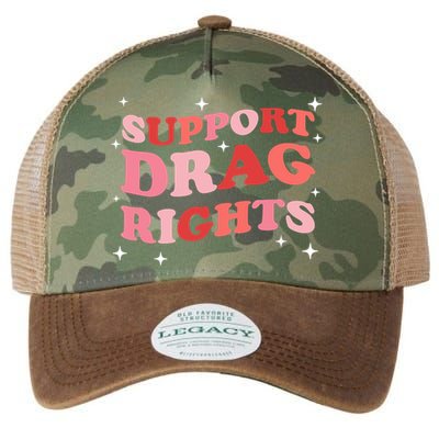 Support Drag Rights Drag Show Supporter Sassy Drag Queen Legacy Tie Dye Trucker Hat