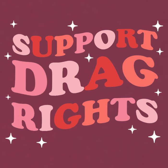Support Drag Rights Drag Show Supporter Sassy Drag Queen 16oz Travel Tumbler