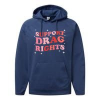 Support Drag Rights Drag Show Supporter Sassy Drag Queen Performance Fleece Hoodie