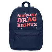 Support Drag Rights Drag Show Supporter Sassy Drag Queen 16 in Basic Backpack