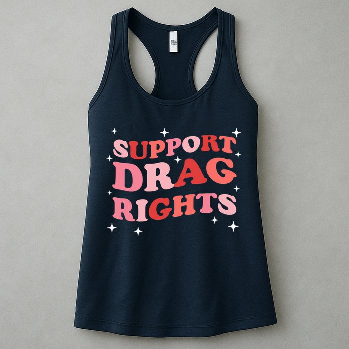 Support Drag Rights Drag Show Supporter Sassy Drag Queen Womens Tank Top