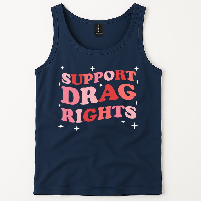 Support Drag Rights Drag Show Supporter Sassy Drag Queen Tank Top